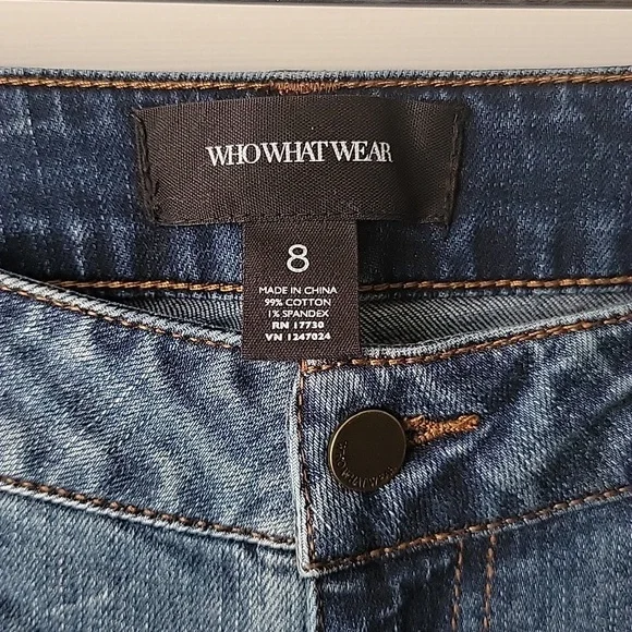 Who What Wear, size 8, blue, 99% cotton 1% spanx - Picture 5 of 6